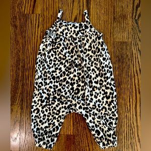 Old Navy Jersey Knit Leopard Jumpsuit